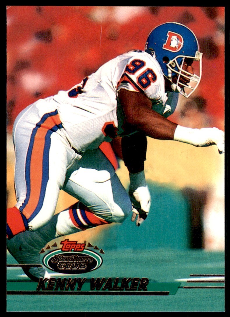 1993 STADIUM CLUB KENNY WALKER DENVER BRONCOS #348