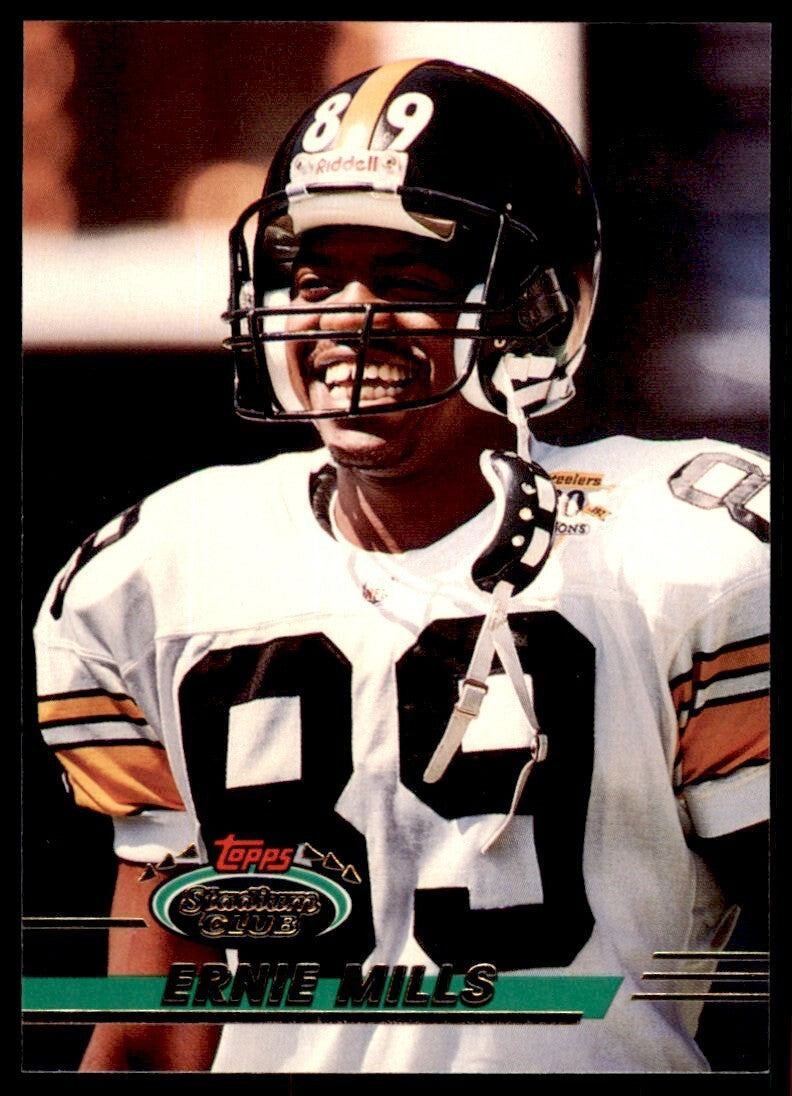1993 STADIUM CLUB ERNIE MILLS PITTSBURGH STEELERS #337