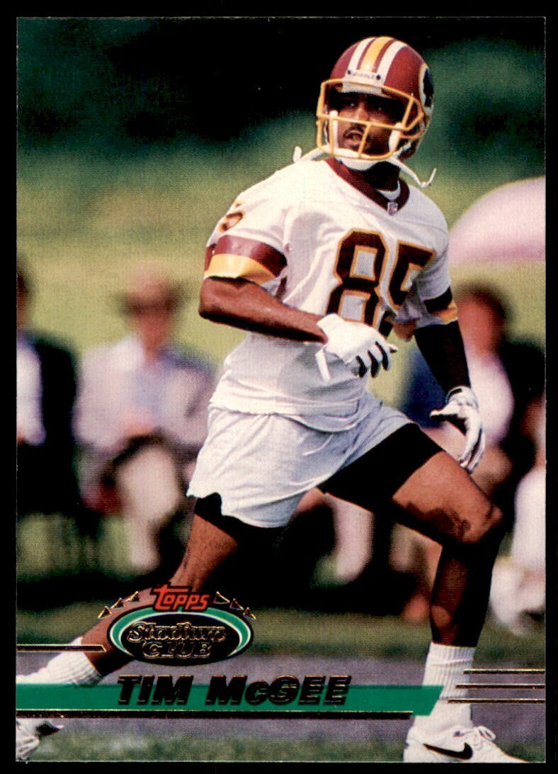 1993 STADIUM CLUB TIM MCGEE WASHINGTON REDSKINS #381