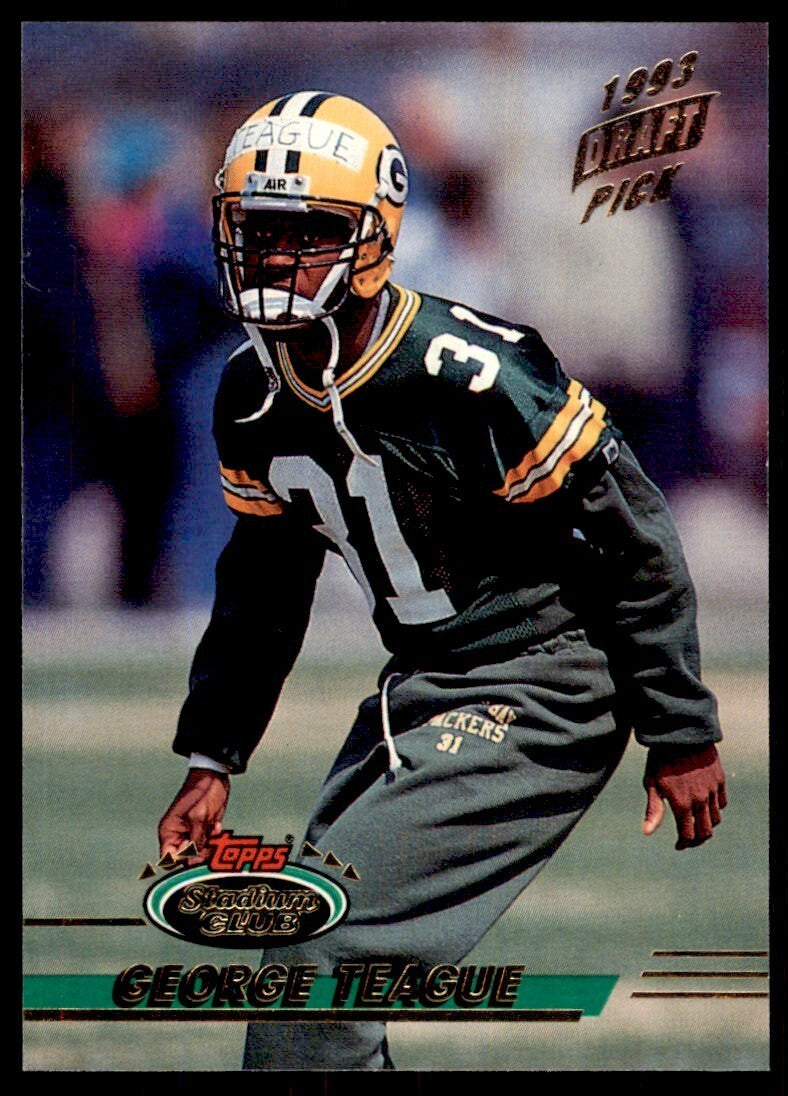 1993 STADIUM CLUB GEORGE TEAGUE GREEN BAY PACKERS #172