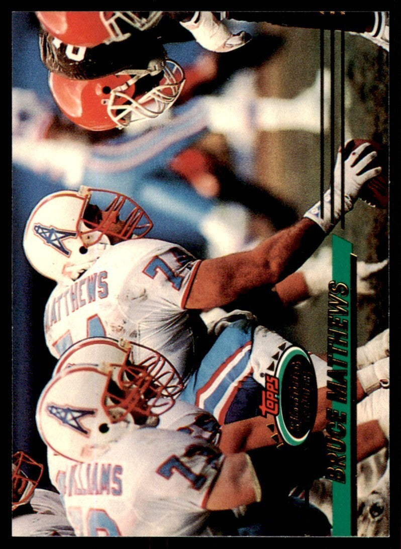 1993 STADIUM CLUB BRUCE MATTHEWS HOUSTON OILERS #305