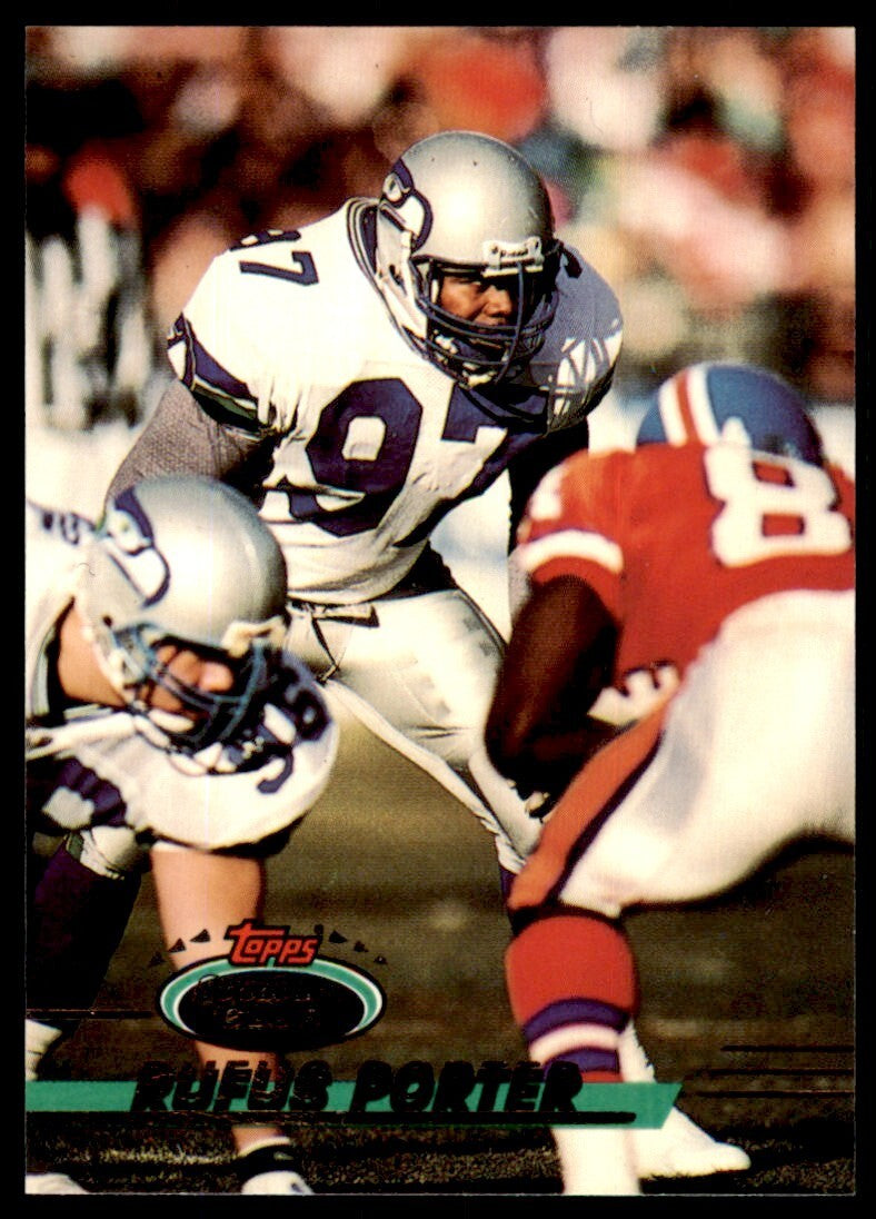 1993 STADIUM CLUB RUFUS PORTER SEATTLE SEAHAWKS #238