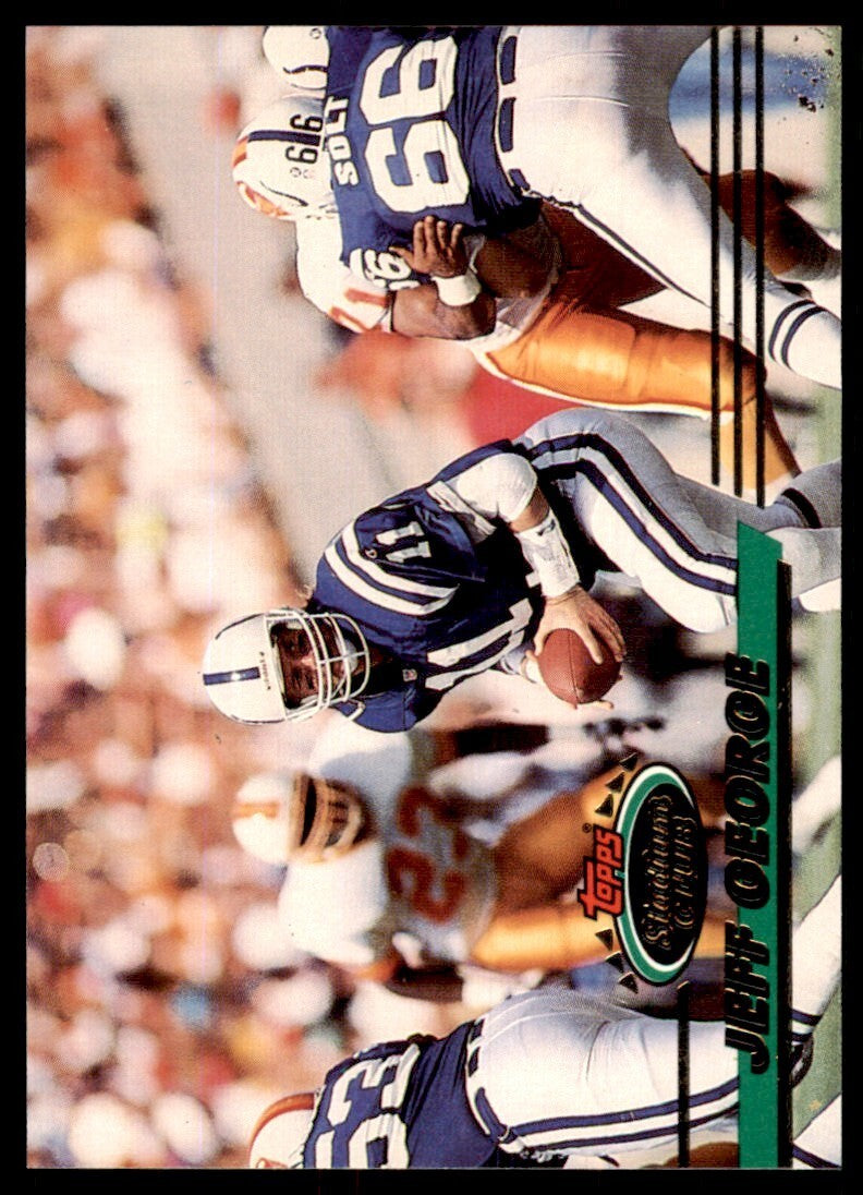 1993 STADIUM CLUB JEFF GEORGE INDIANAPOLIS COLTS #218