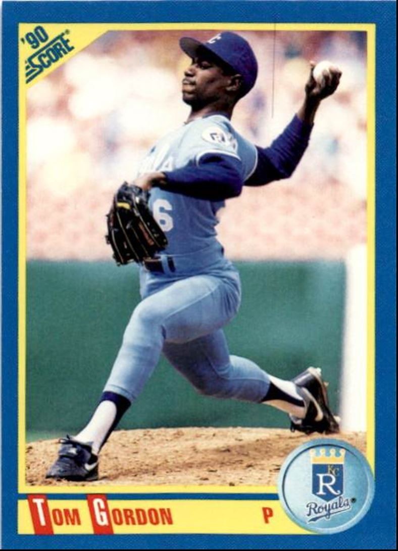 1990 Score Tom Gordon Kansas City Royals #472