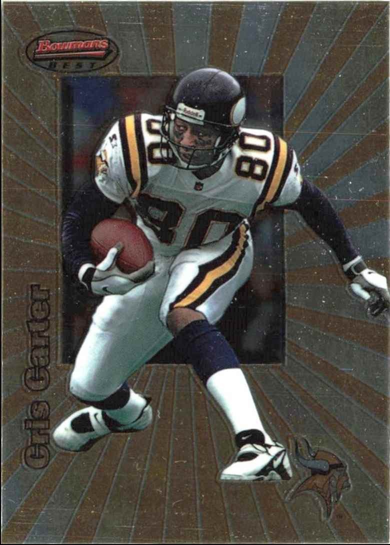 1998 Bowman's Best Cris Carter Minnesota Vikings #28