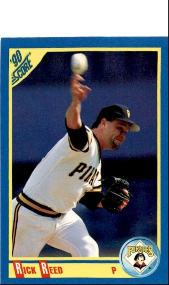 1990 Score Rick Reed Rookie Pittsburgh Pirates #544