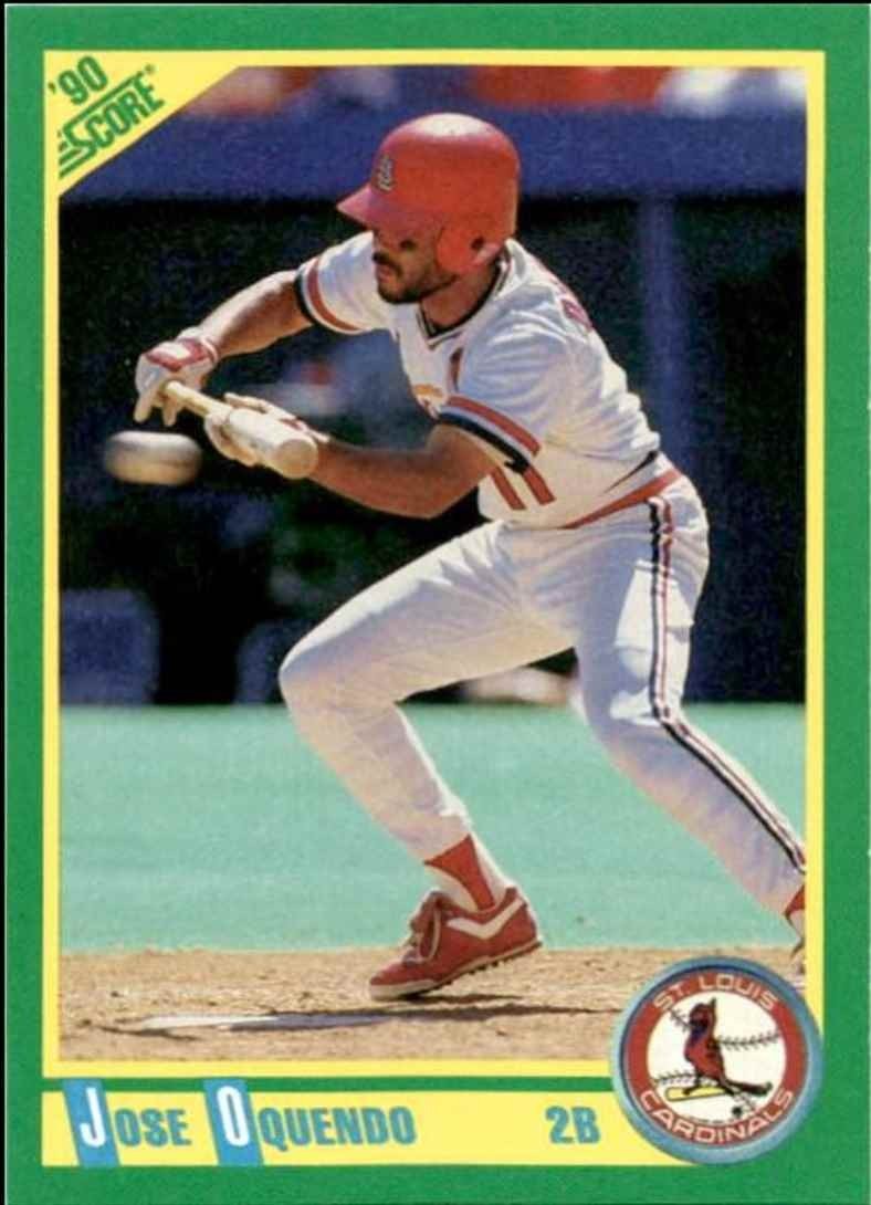 1990 Score Jose Oquendo St. Louis Cardinals #68