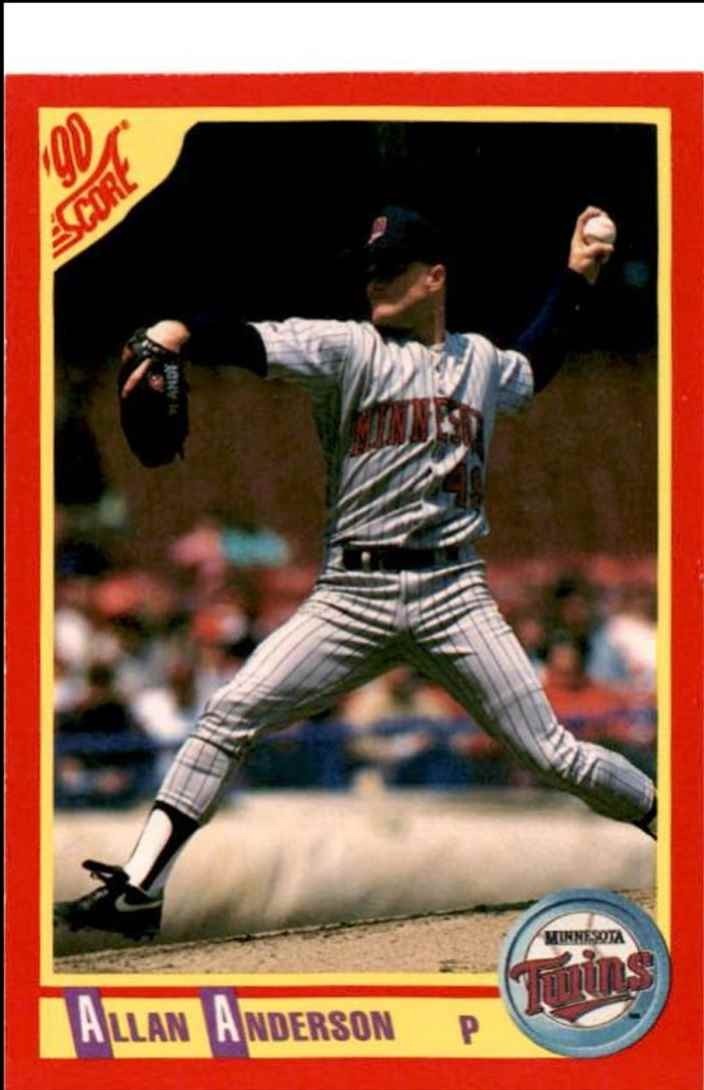1990 Score Allan Anderson Minnesota Twins #292