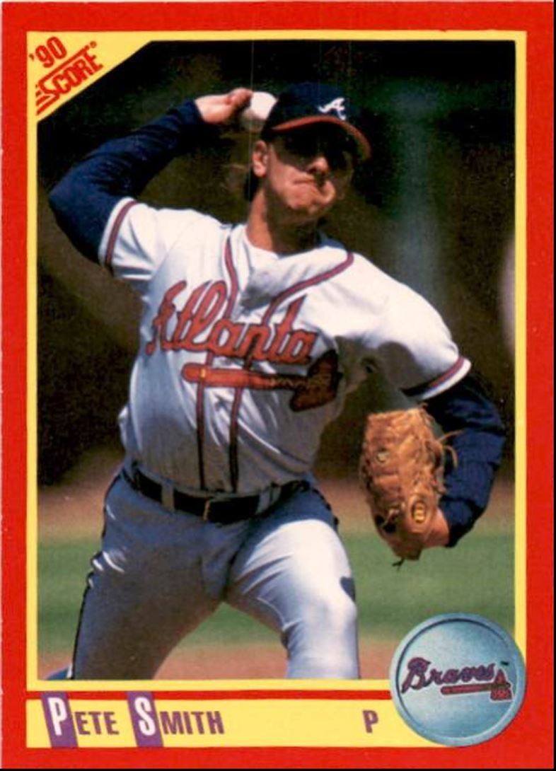 1990 Score Pete Smith Atlanta Braves #225