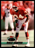 1993 STADIUM CLUB. DALE CARTER KANSAS CITY CHIEFS #80
