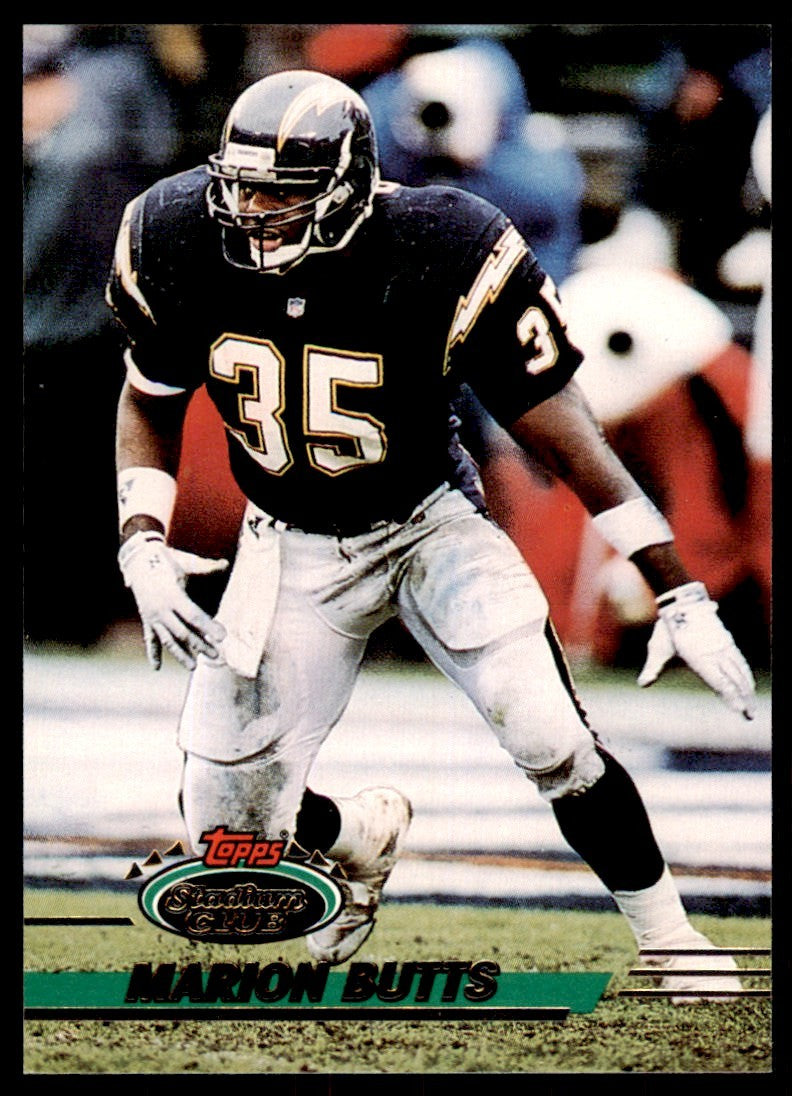 1993 STADIUM CLUB. MARION BUTTS SAN DIEGO CHARGERS #68