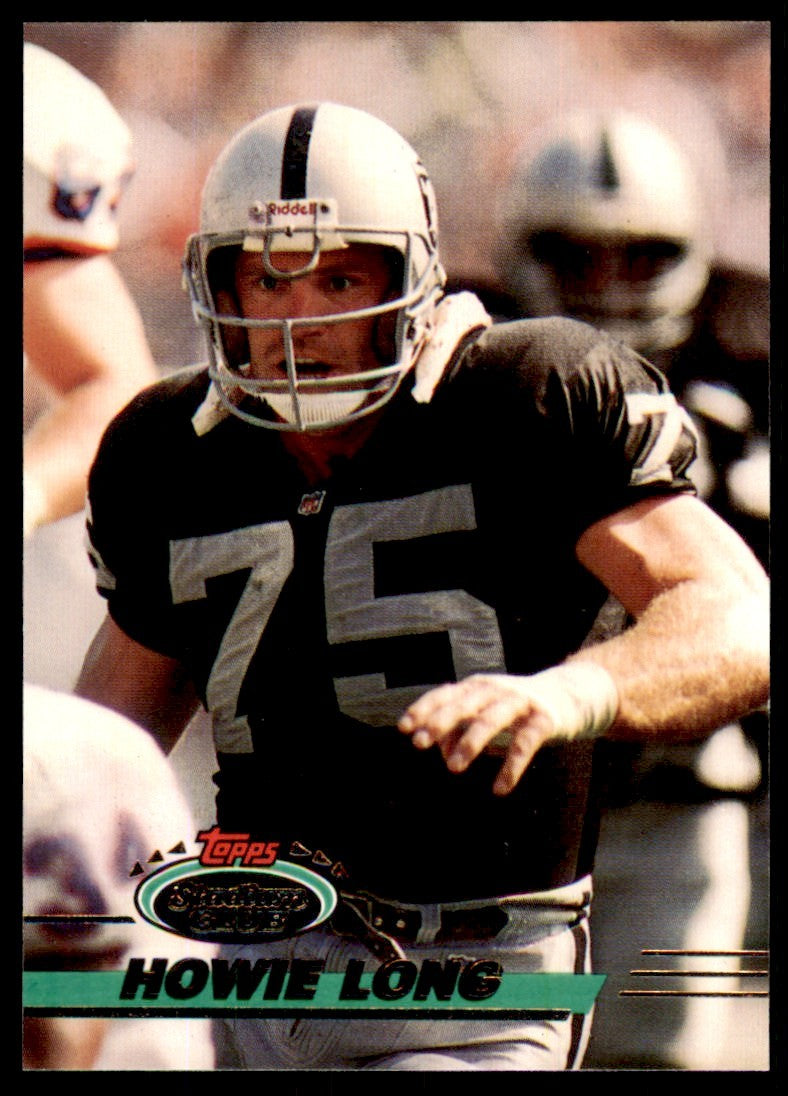 1993 Stadium Club. Howie Long Los Angeles Raiders #151