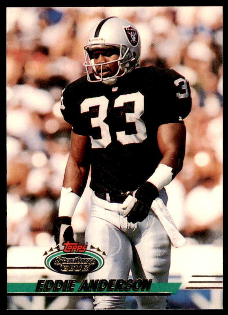 1993 STADIUM CLUB* EDDIE ANDERSON LOS ANGELES RAIDERS #424