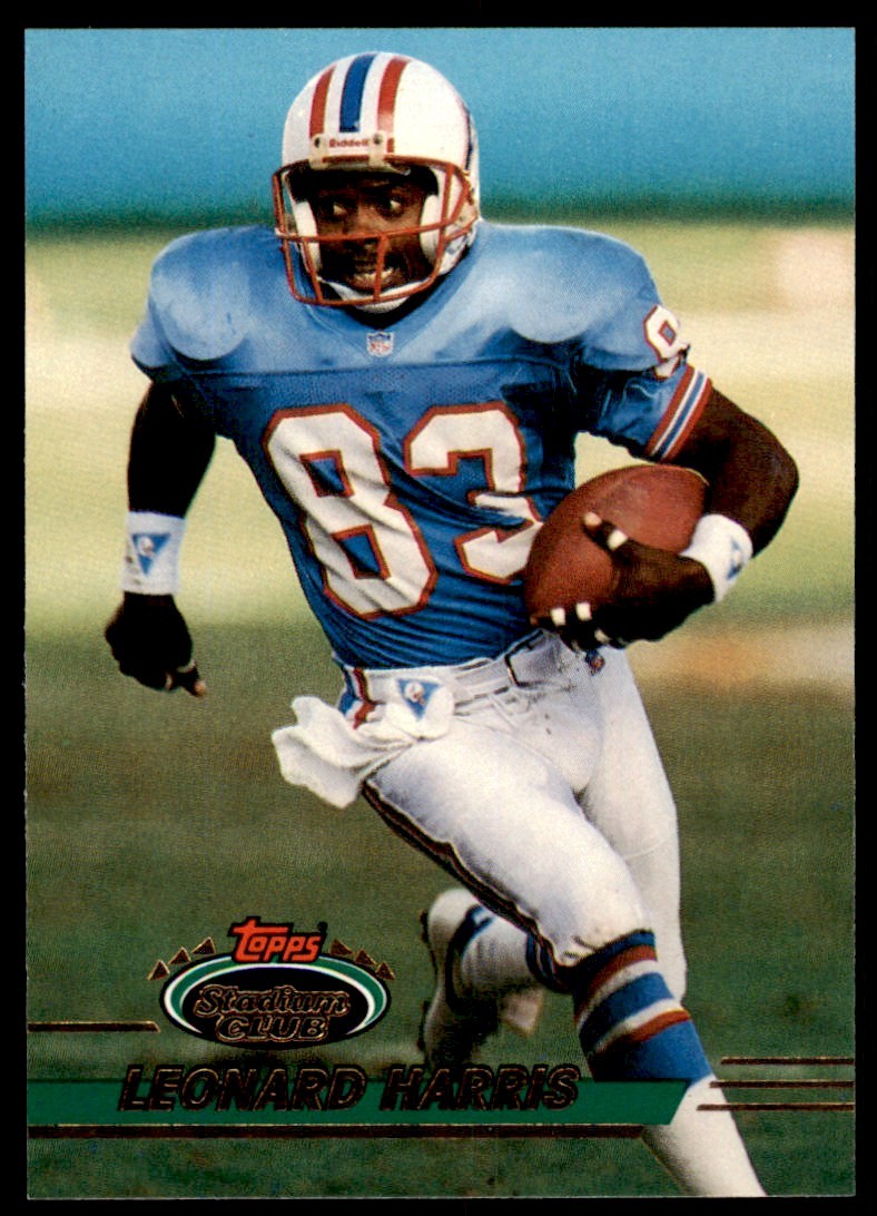 1993 STADIUM CLUB* LEONARD HARRIS HOUSTON OILERS #431