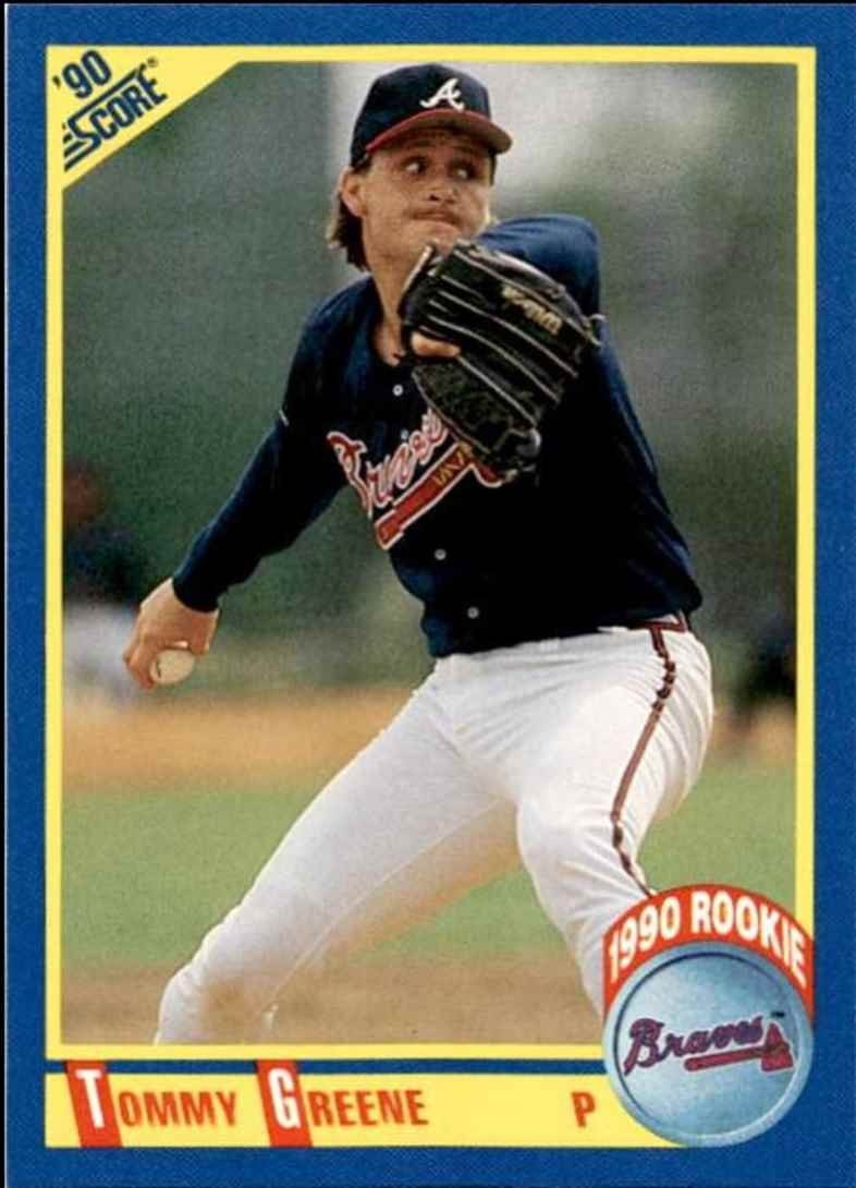 1990 Score Tommy Greene Rookie Atlanta Braves #640