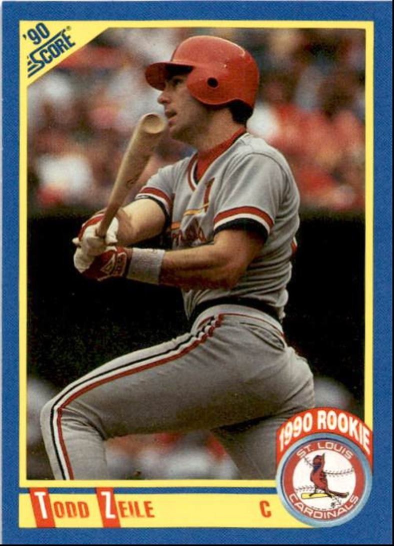 1990 Score Todd Zeile Rookie St. Louis Cardinals #600