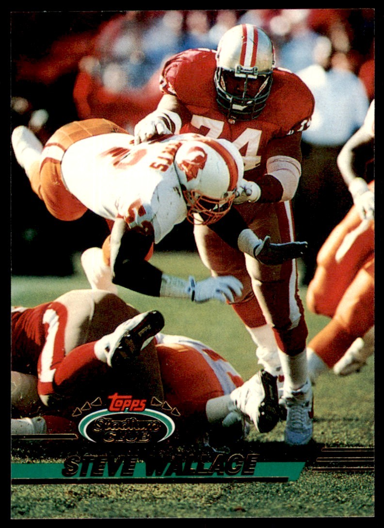 1993 STADIUM CLUB* STEVE WALLACE SAN FRANCISCO 49ERS #477