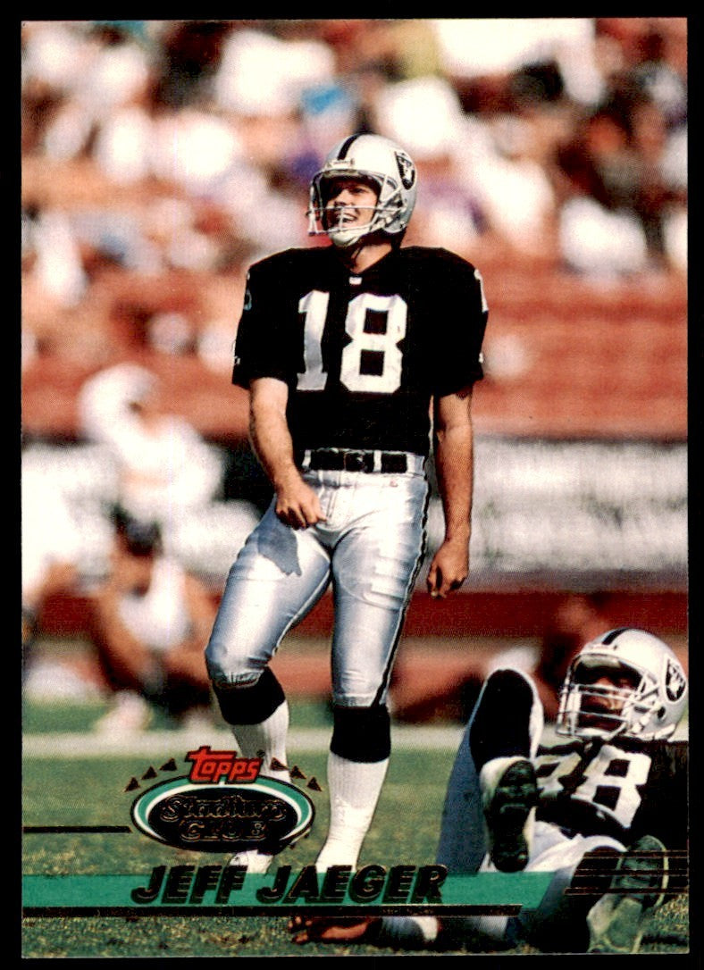 1993 STADIUM CLUB* JEFF JAEGER LOS ANGELES RAIDERS #442