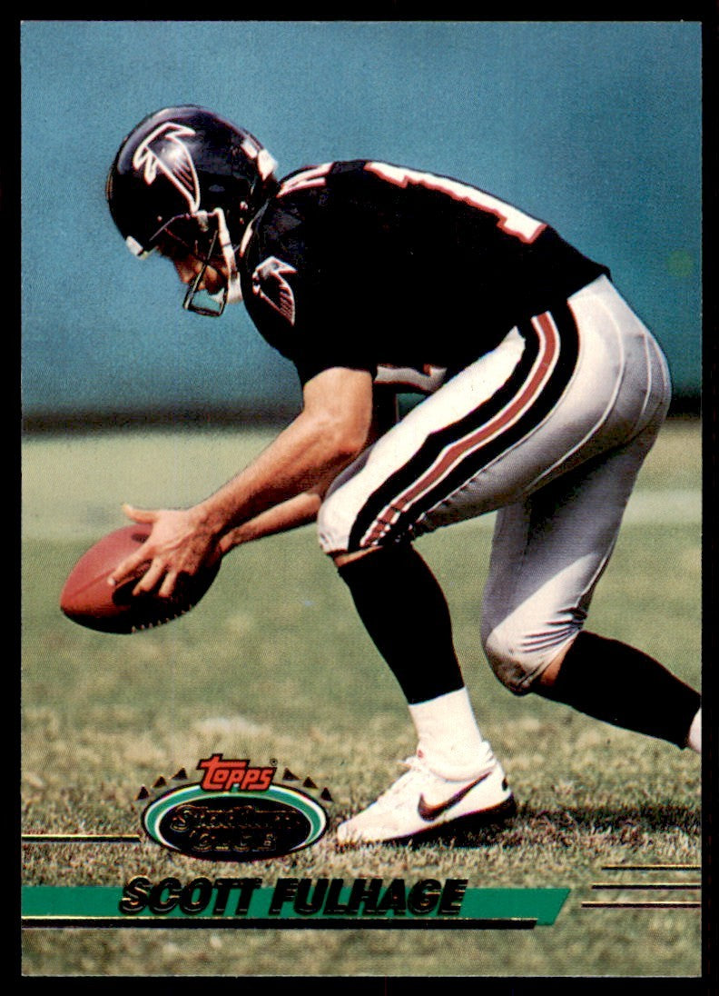 1993 STADIUM CLUB* SCOTT FULHAGE ATLANTA FALCONS #457