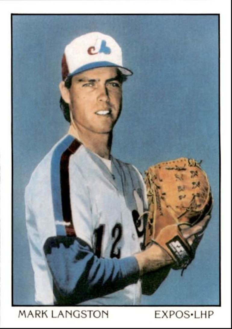 1990 Score Mark Langston Montreal Expos #688