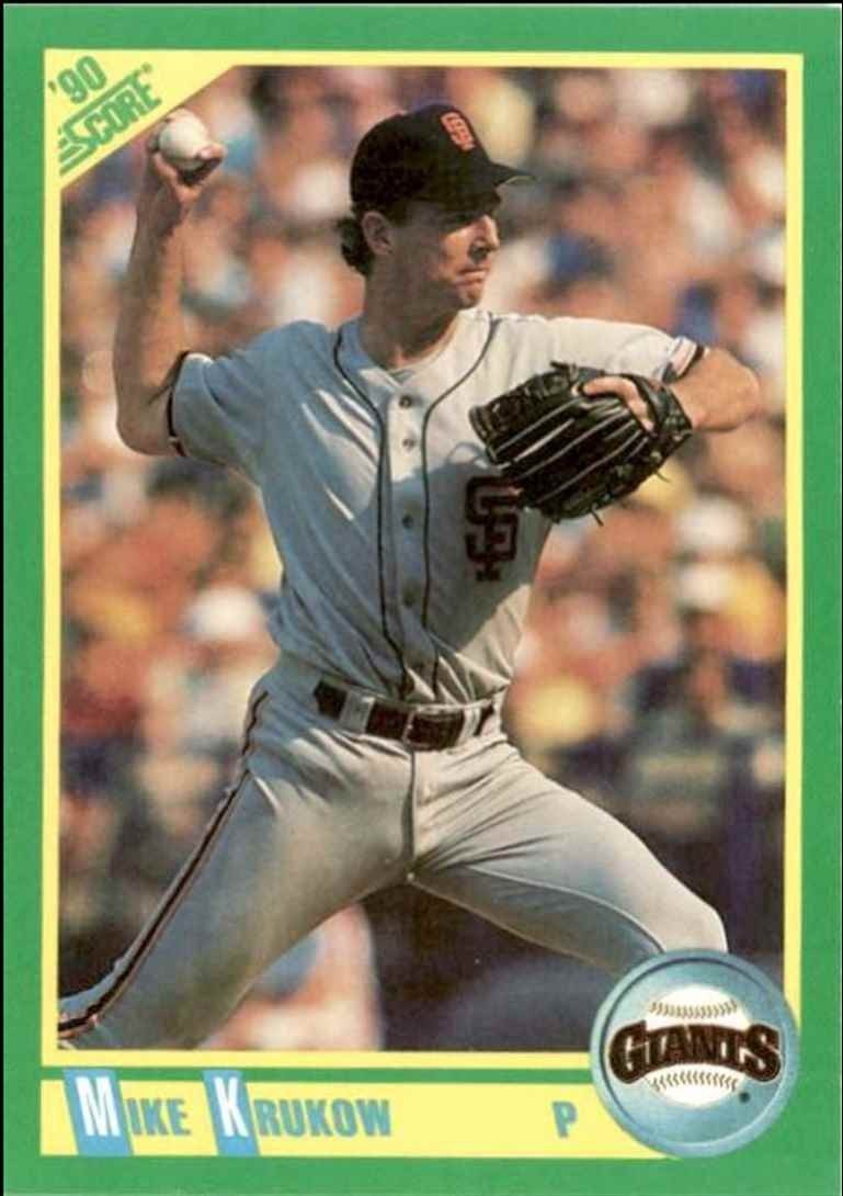 1990 Score Mike Krukow San Francisco Giants #215