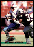 1993 STADIUM CLUB. HAYWOOD JEFFIRES HOUSTON OILERS #329