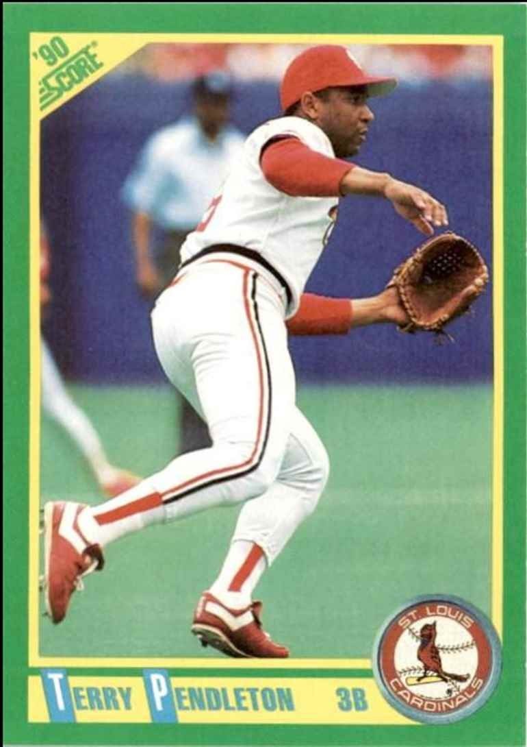 1990 Score Terry Pendleton St. Louis Cardinals #208