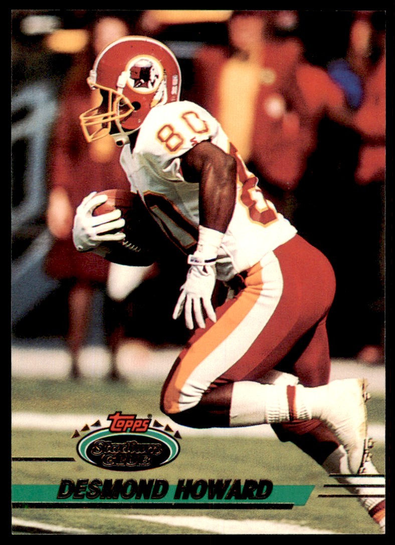 1993 Stadium Club. Desmond Howard Washington Redskins #392