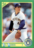 1990 Score Bill Wegman Milwaukee Brewers #188