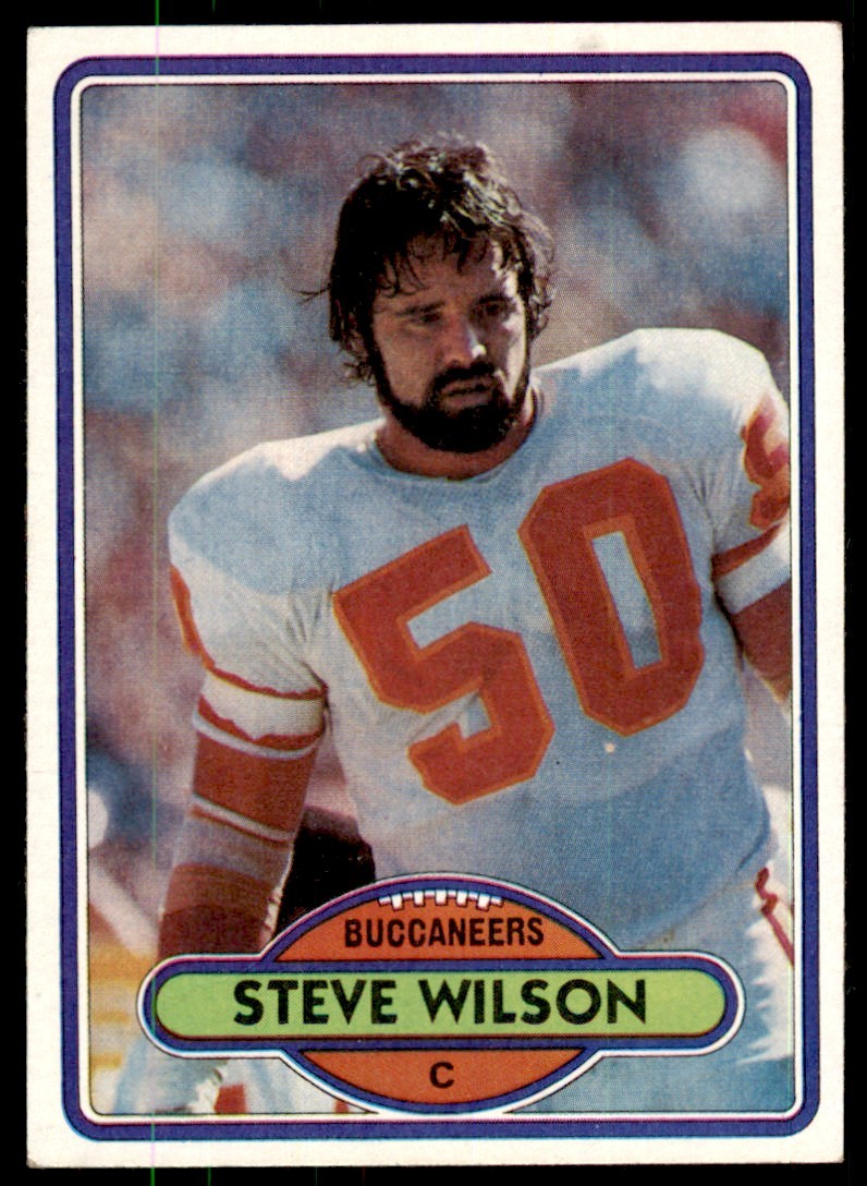 1980 TOPPS STEVE WILSON TAMPA BAY BUCCANEERS #527