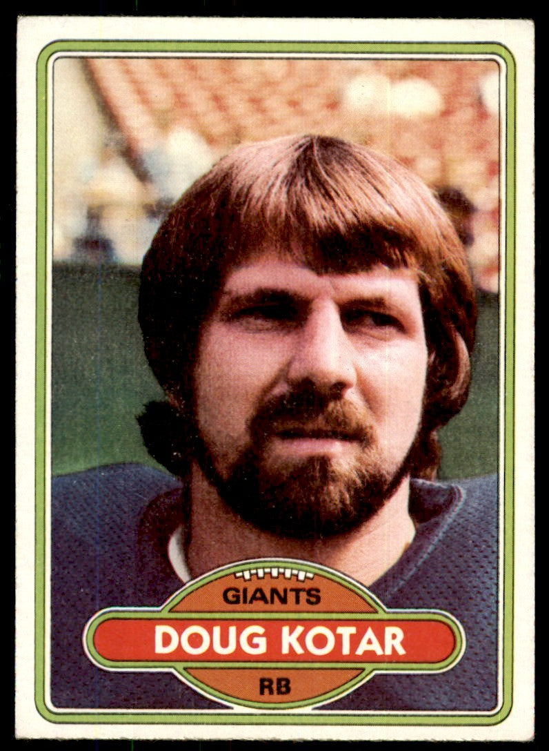 1980 TOPPS DOUG KOTAR NEW YORK GIANTS #34