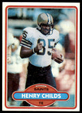 1980 TOPPS HENRY CHILDS NEW ORLEANS SAINTS #304