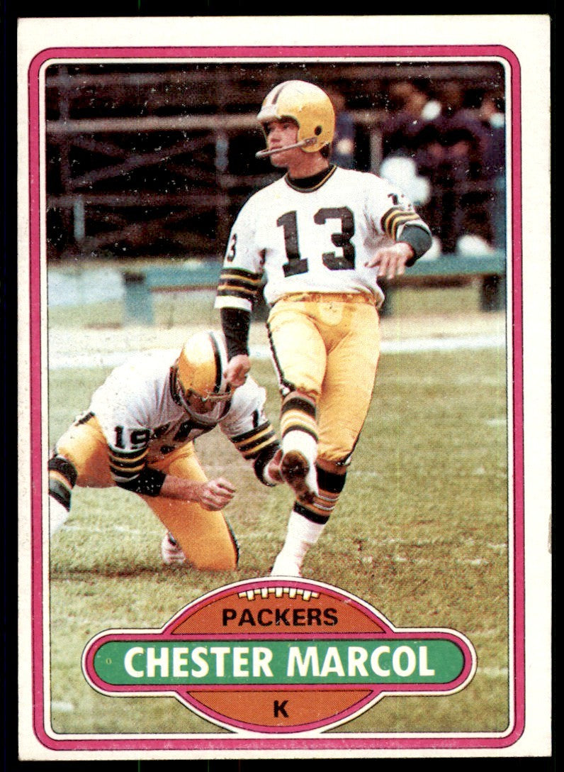 1980 TOPPS FOOTBALL CHESTER MARCOL GREEN BAY PACKERS #431