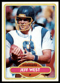 1980 TOPPS JEFF WEST SAN DIEGO CHARGERS #439