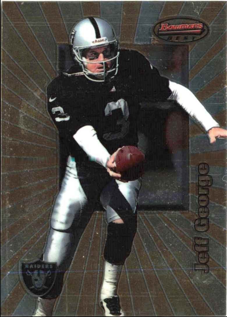 1998 Bowman's Best Jeff George Oakland Raiders #8