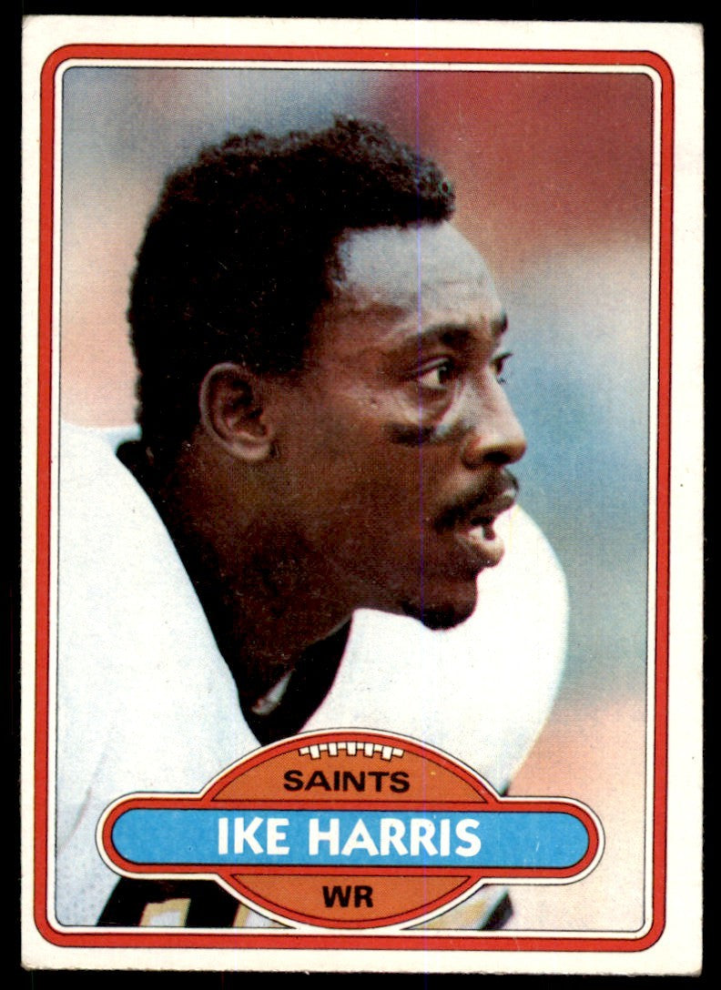 1980 TOPPS FOOTBALL IKE HARRIS NEW ORLEANS SAINTS #137