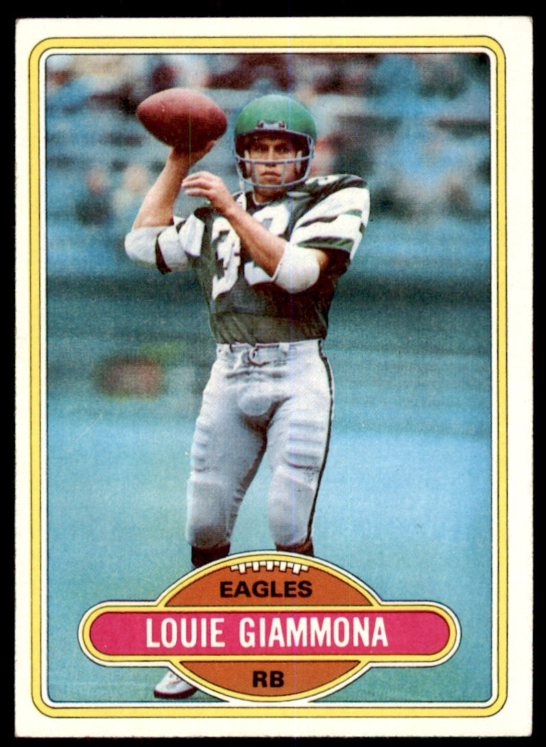 1980 TOPPS LOUIE GIAMMONA PHILADELPHIA EAGLES #199