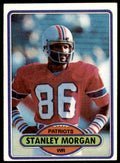 1980 Topps Football Stanley Morgan New England Patriots #491