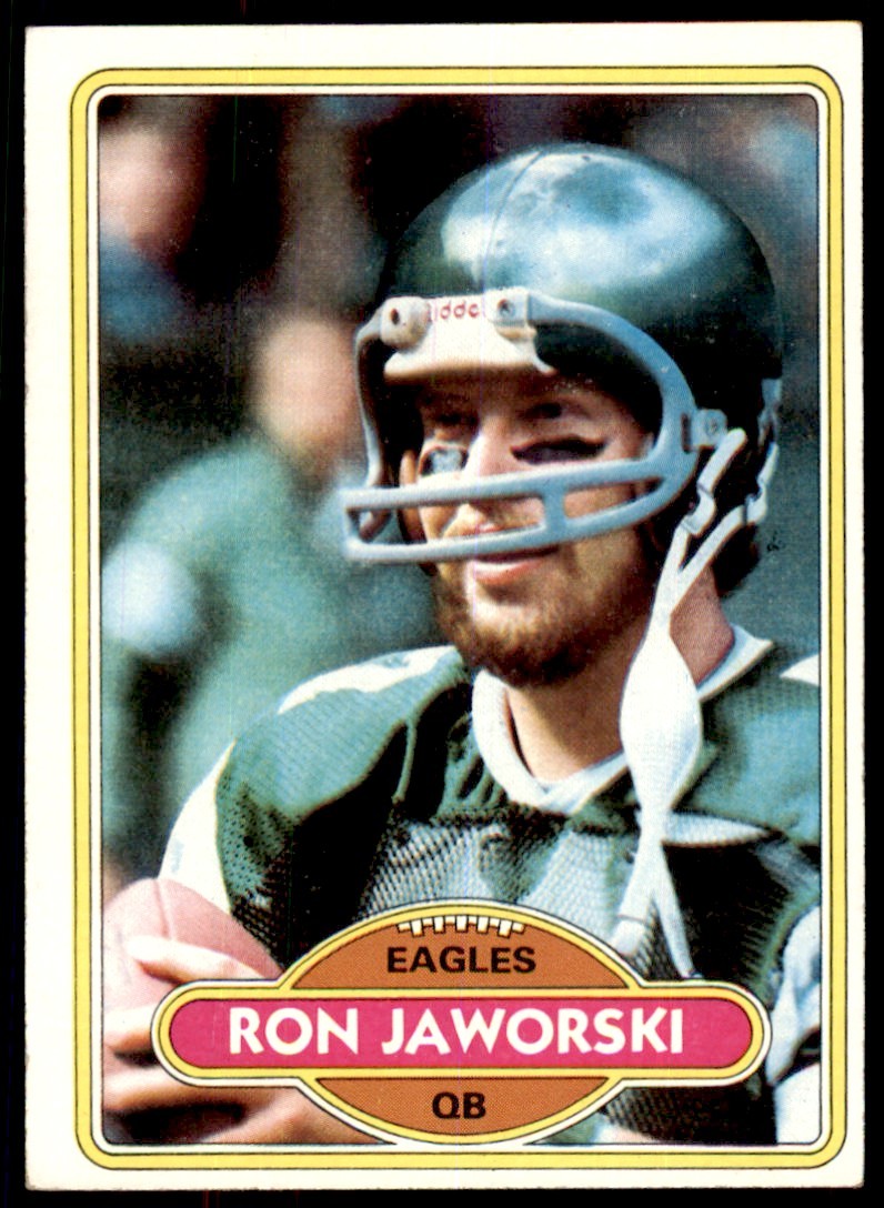 1980 TOPPS FOOTBALL RON JAWORSKI PHILADELPHIA EAGLES #72
