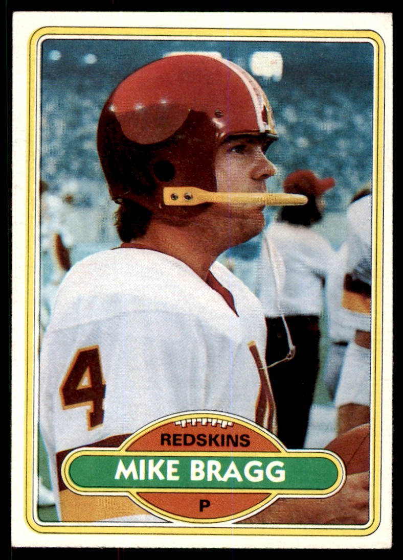 1980 TOPPS FOOTBALL MIKE BRAGG WASHINGTON REDSKINS #84