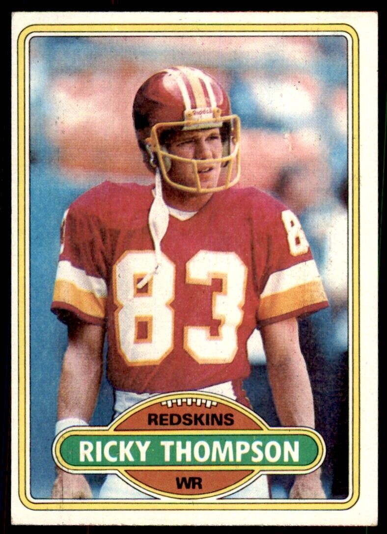 1980 TOPPS NFL RICKY THOMPSON WASHINGTON REDSKINS #64