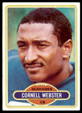 1980 TOPPS CORNELL WEBSTER SEATTLE SEAHAWKS #118.