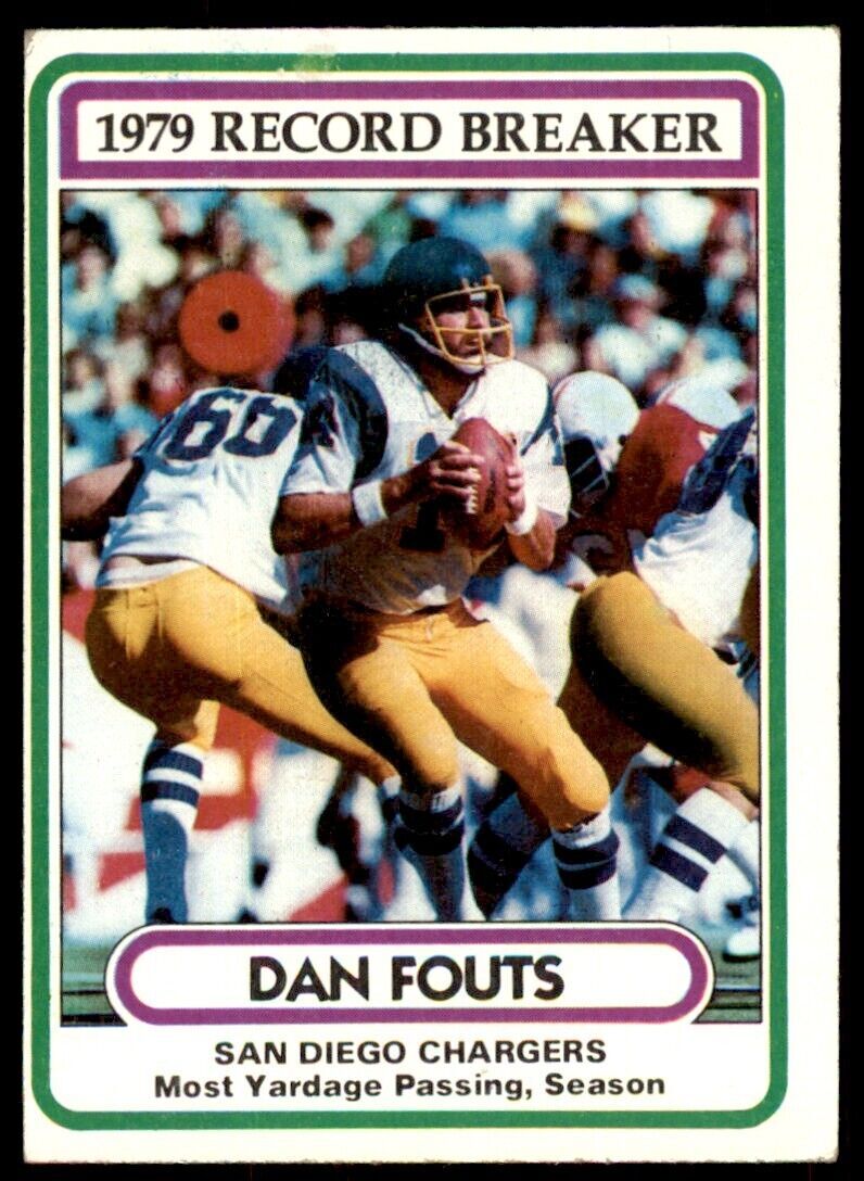 1980 Topps Dan Fouts San Diego Chargers #3*