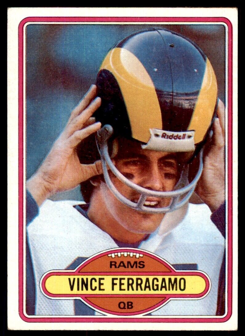 1980 TOPPS VINCE FERRAGAMO LOS ANGELES RAMS #239*