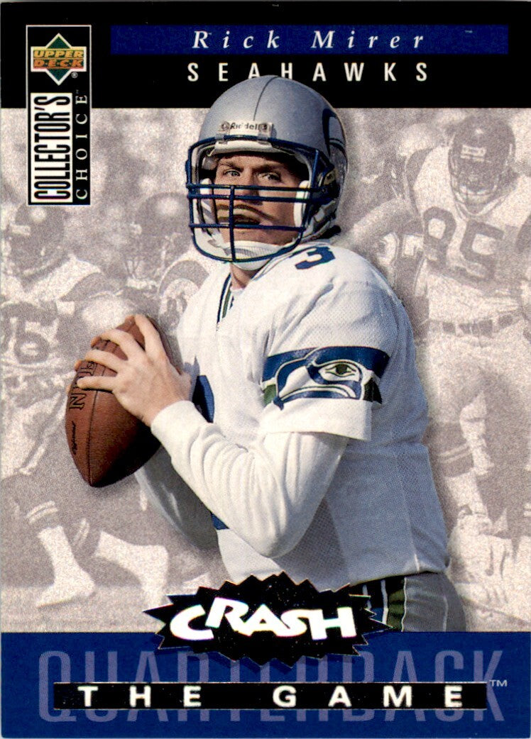 1994 Collector's Choice. Rick Mirer . Seattle Seahawks #C3