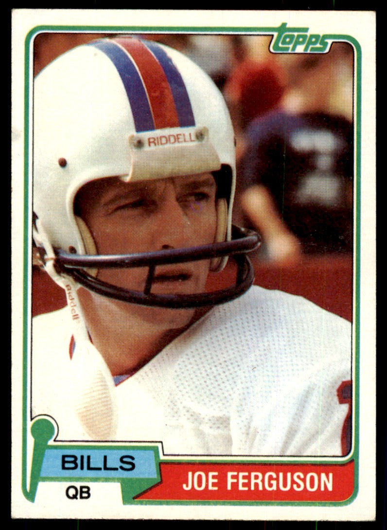 1981 TOPPS JOE FERGUSON. BUFFALO BILLS #503