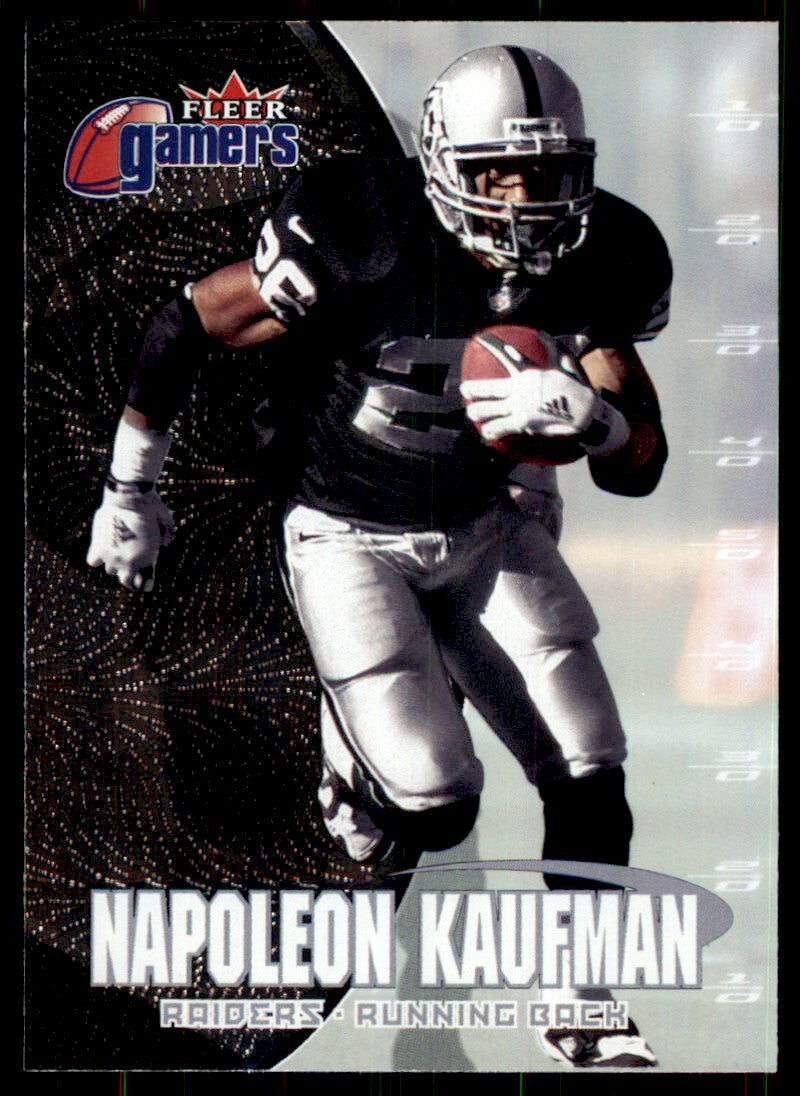 2000 Fleer Gamers Napoleon Kaufman Football Cards #17