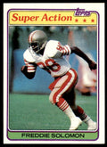1981 TOPPS FREDDIE SOLOMON_ SAN FRANCISCO 49ERS #512