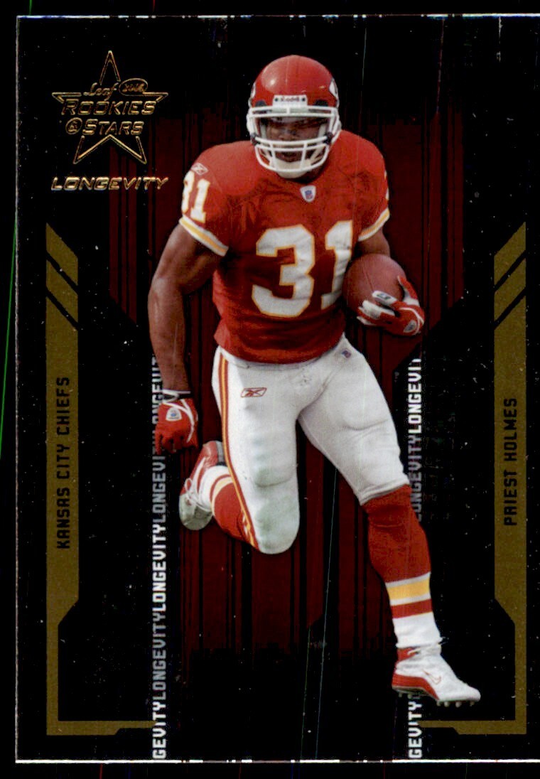 2005 Donruss Rookies & Stars Priest Holmes Football Cards #48