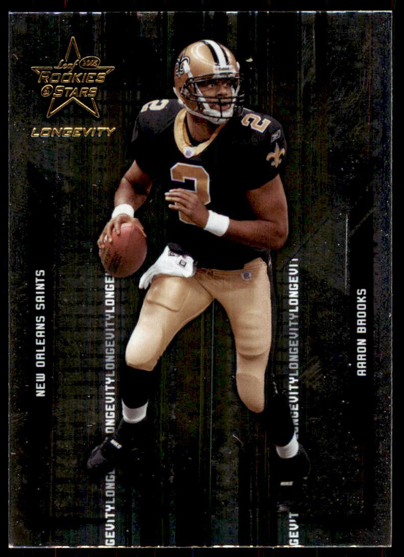 2005 Donruss Rookies & Stars Aaron Brooks Football Cards #58